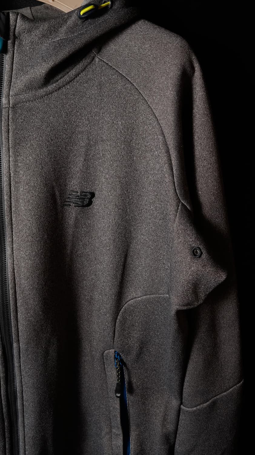 뉴발란스 회색 후드집업 상품이미지4