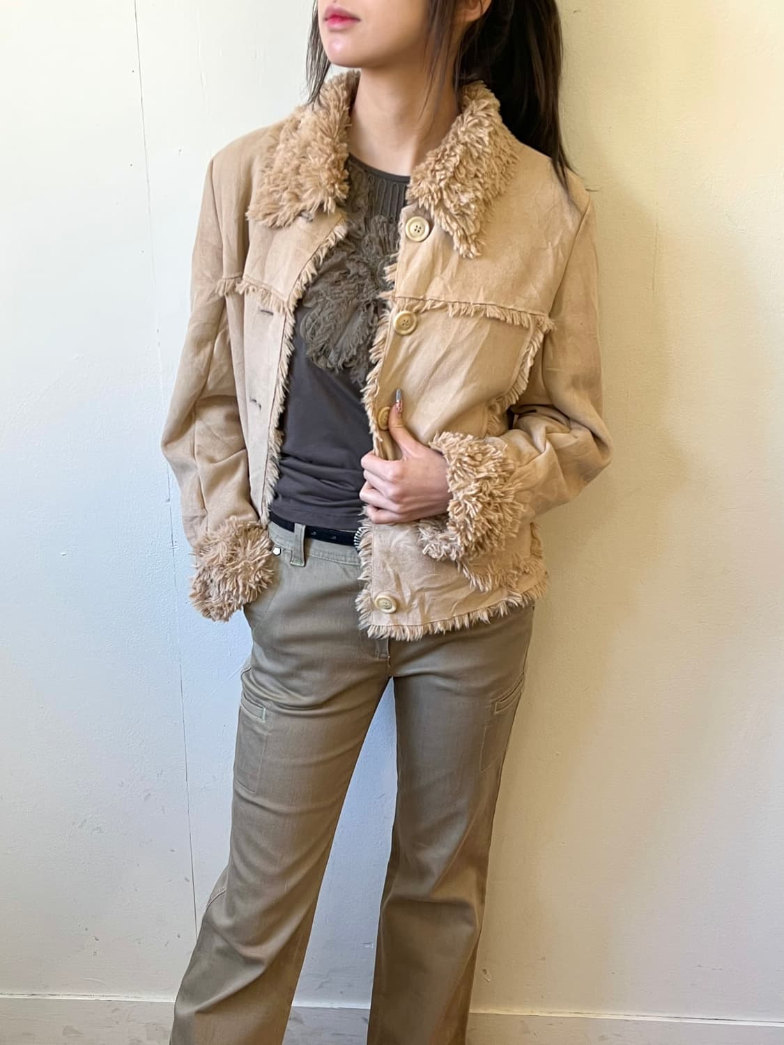 Luxue 스웨이드 테슬 자켓 상품이미지4