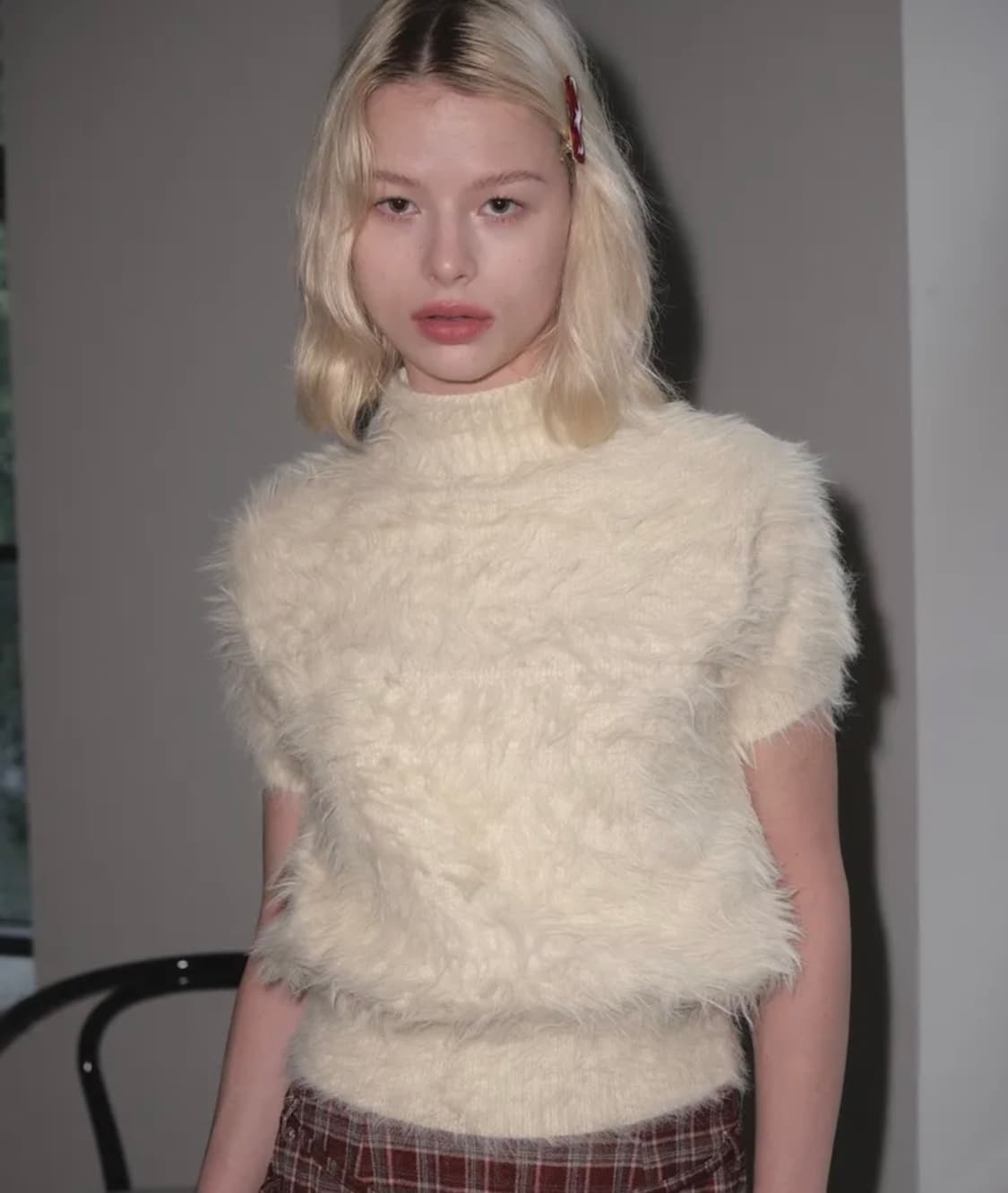 마가린핑거스 하이넥니트 라이트옐로우 상품이미지1