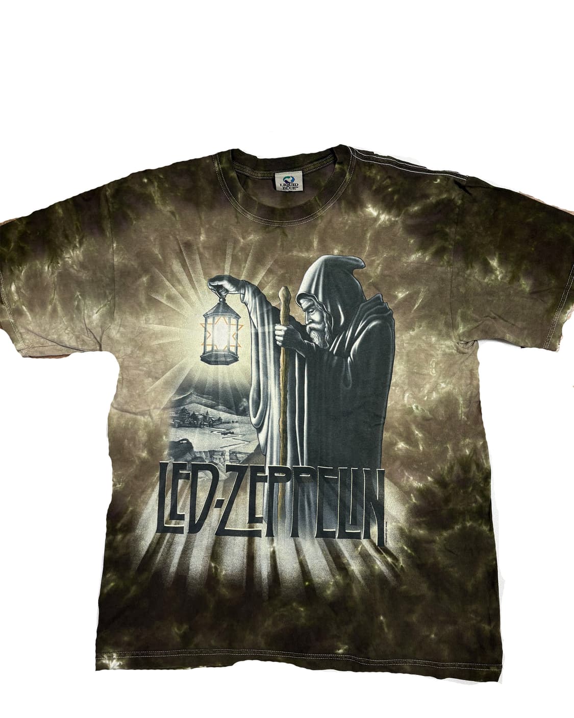 Led Zeppelin 06 Tie-Dye Black Magician t 상품이미지1