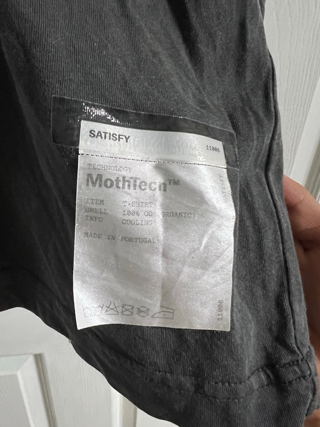 새티스파이 모스테크 티셔츠 S(1) Size black  상품이미지6
