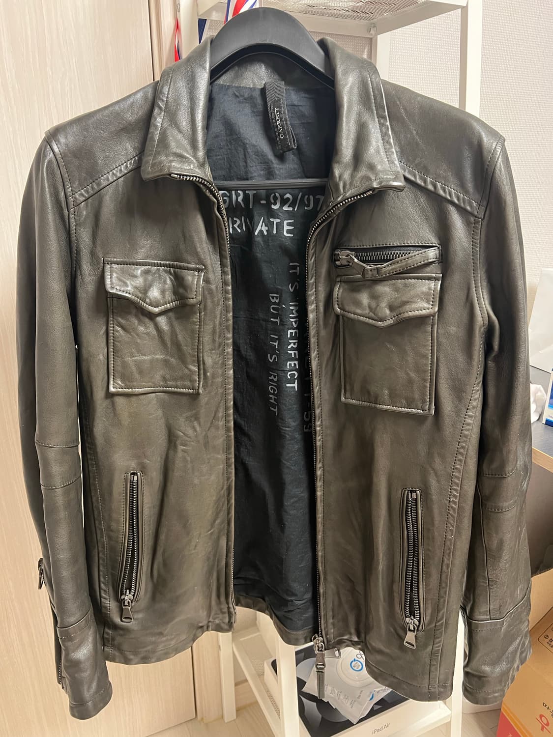 이탈리아 명품 가렛 GARRETT 가죽자켓 상품이미지1