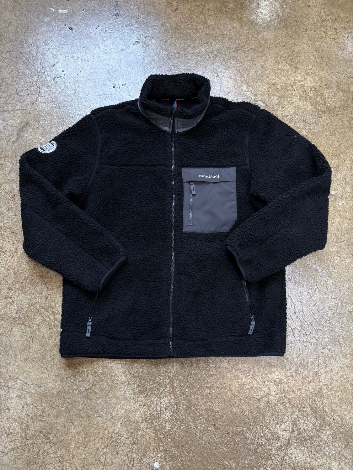 montbell 블랙 플리스 상품이미지1