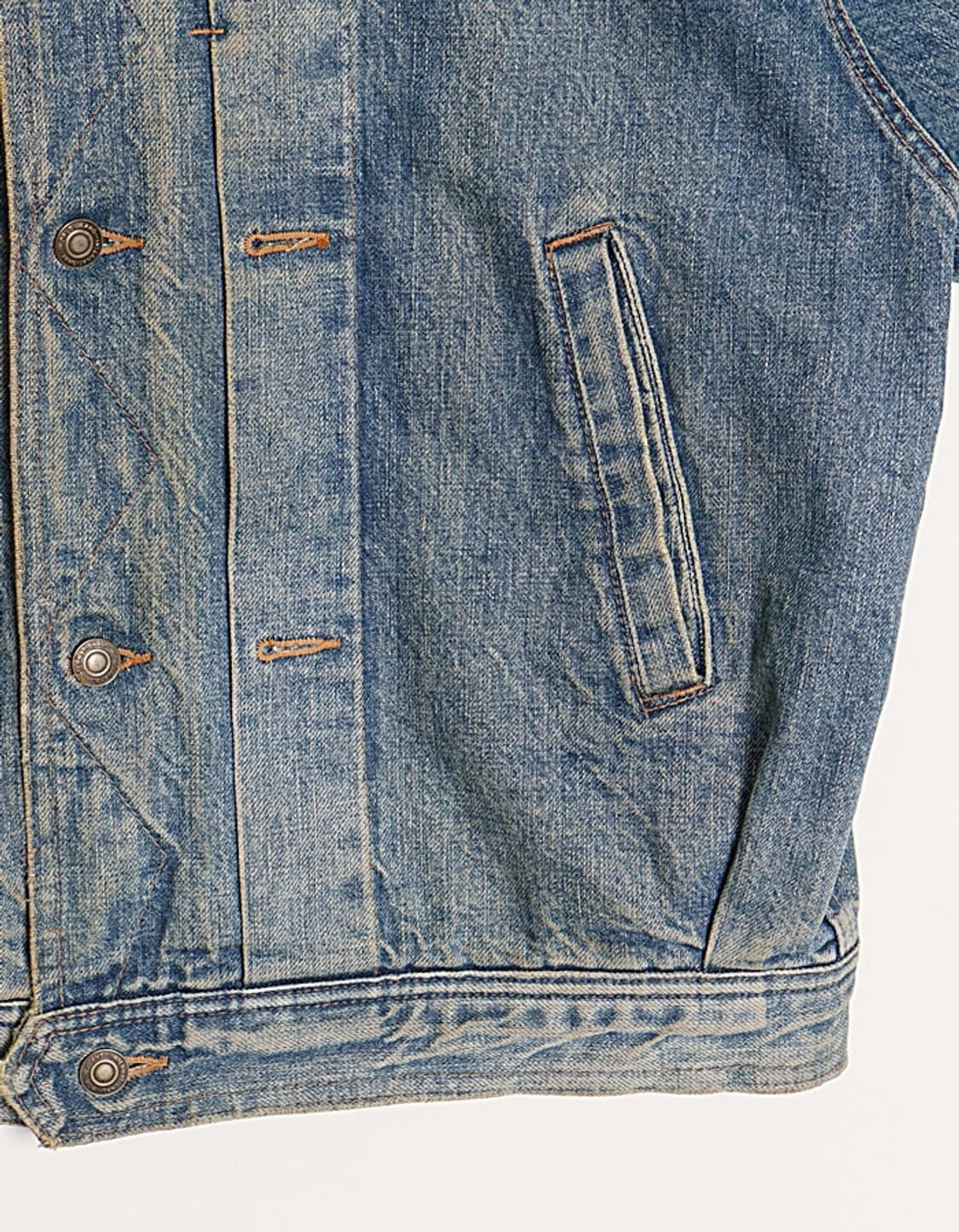 8~90's BLUE WAY Denim Trucker Jacket 상품이미지6