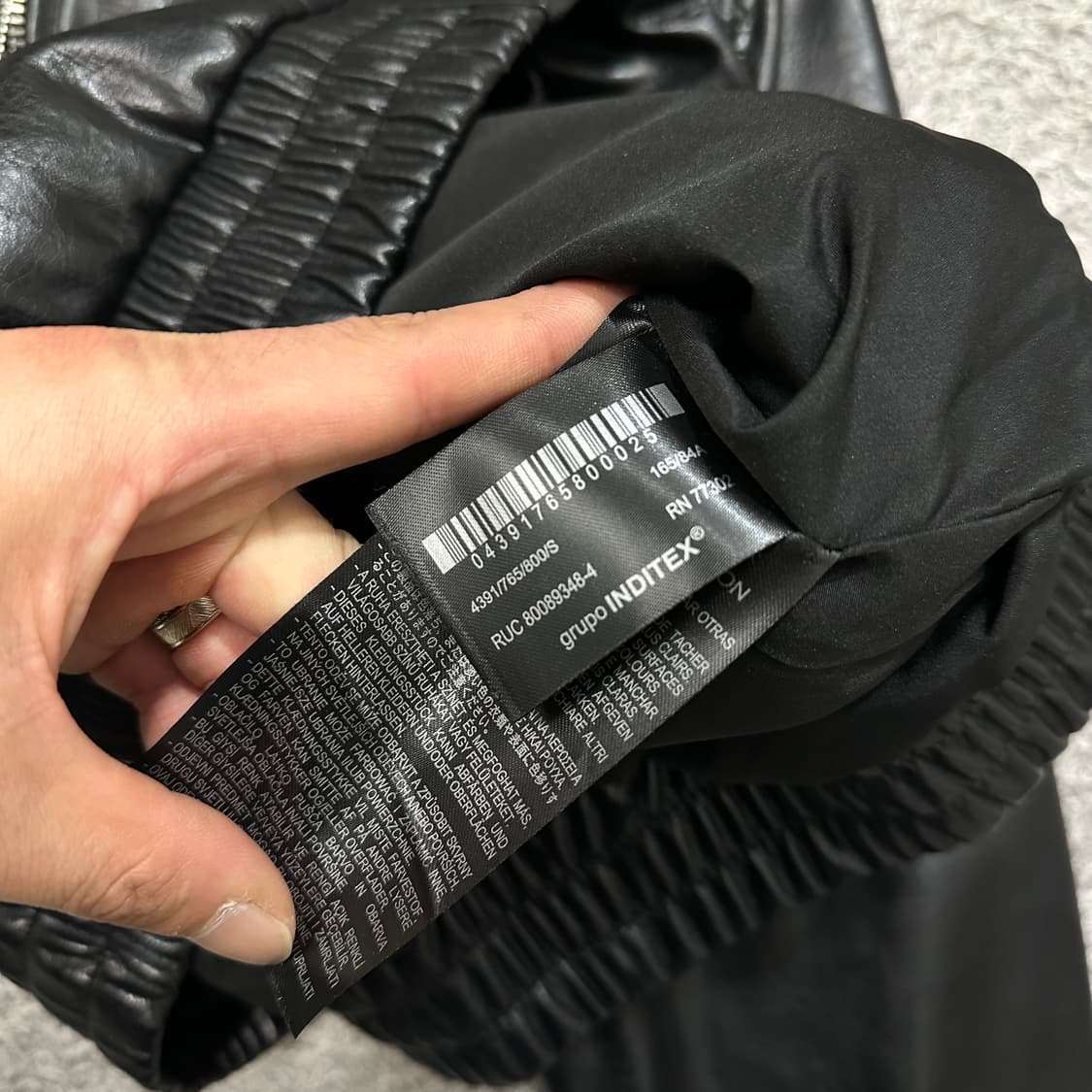 [95] 자라 레더자켓 상품이미지4