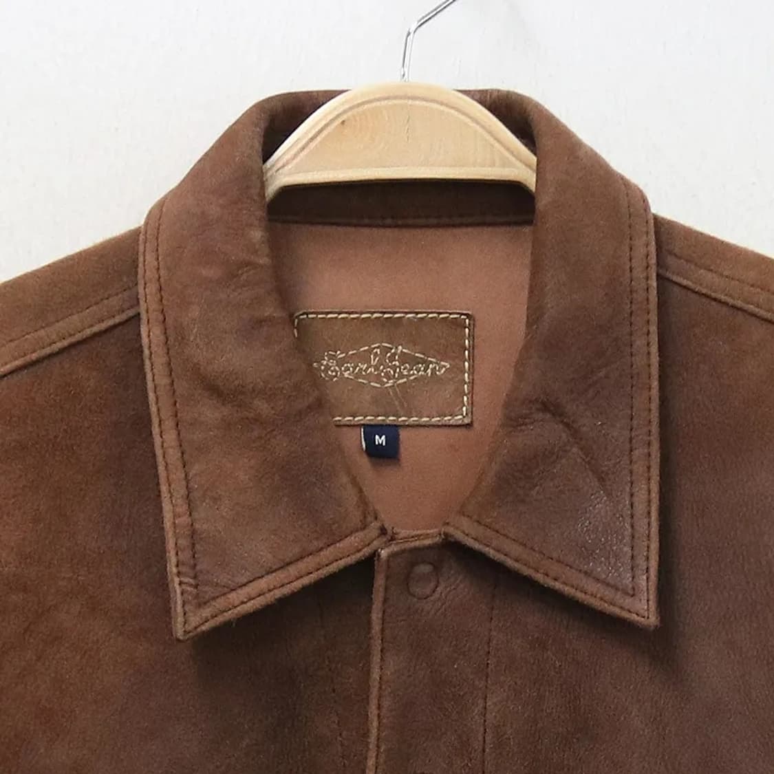 Earl Jean 얼진 y2k 스웨이드 레더 자켓 64252 상품이미지5