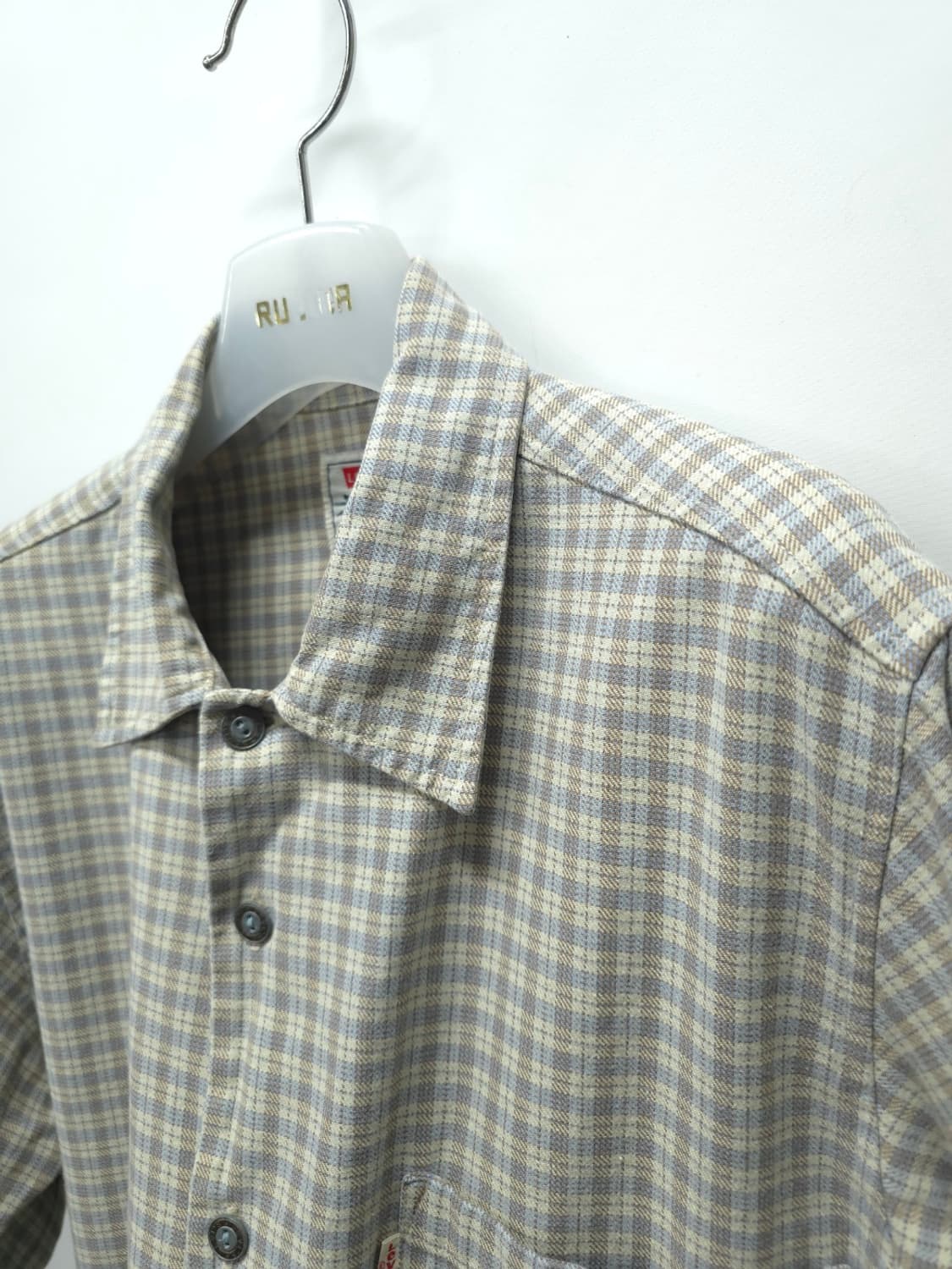 리바이스 90s 빈티지 화이트탭 체크 반팔 셔츠 (95100) 상품이미지9