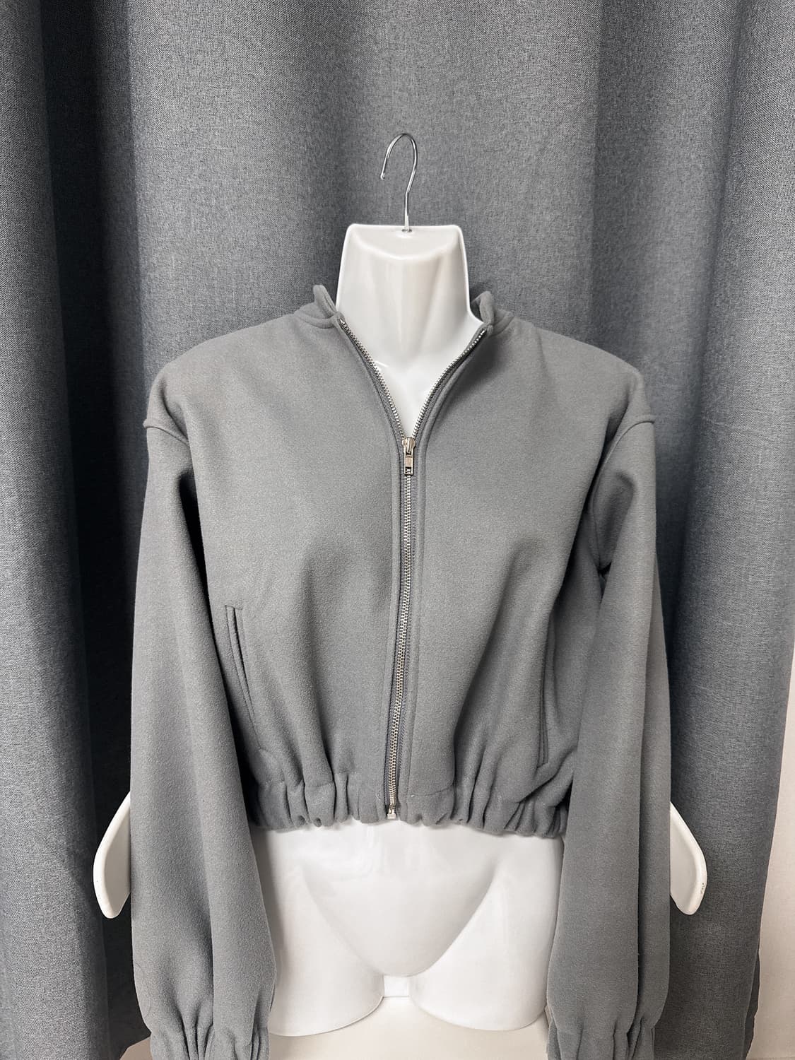 여성 스웨이드 크롭자켓 상품이미지1