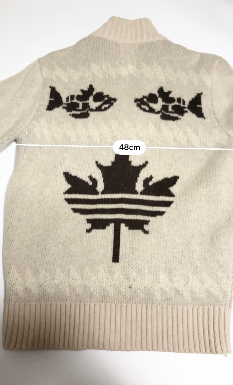 아디다스 코위찬 캐나다 니트집업 S 상품이미지10