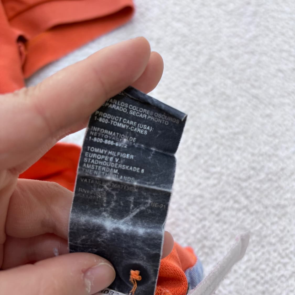 S 타미힐피거 슬림핏 반팔 카라 티셔츠 0416E 상품이미지4