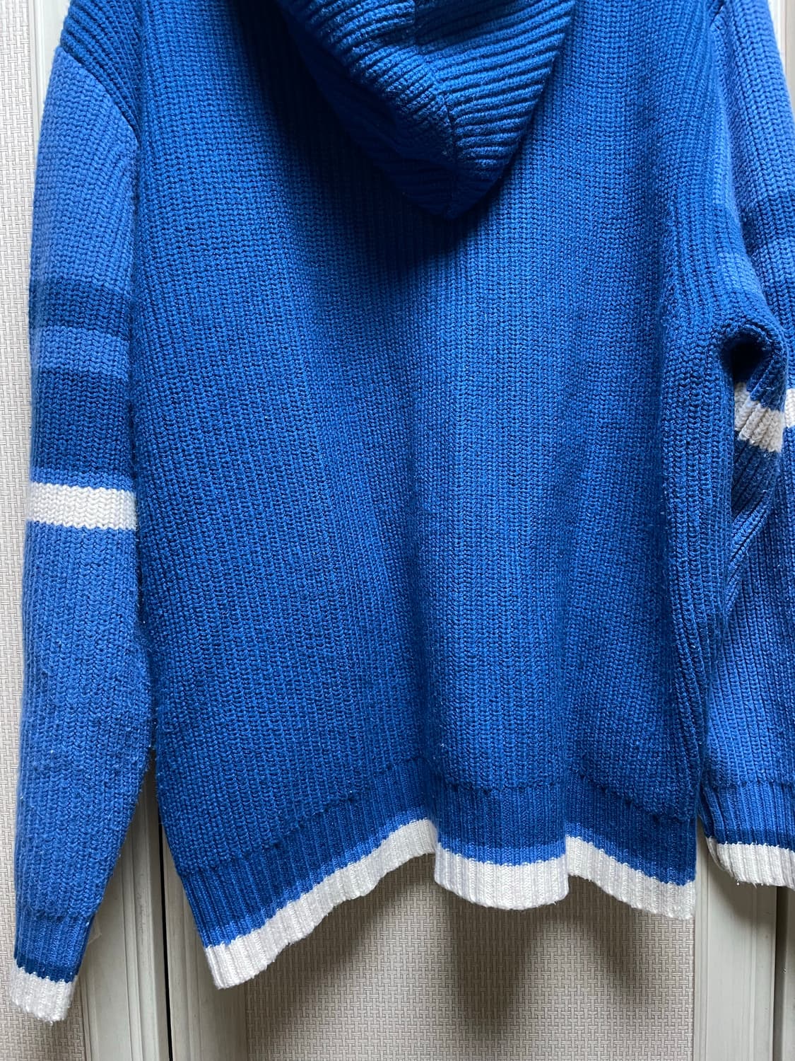 테켓 CT 니트 후드집업 블루 L 상품이미지8