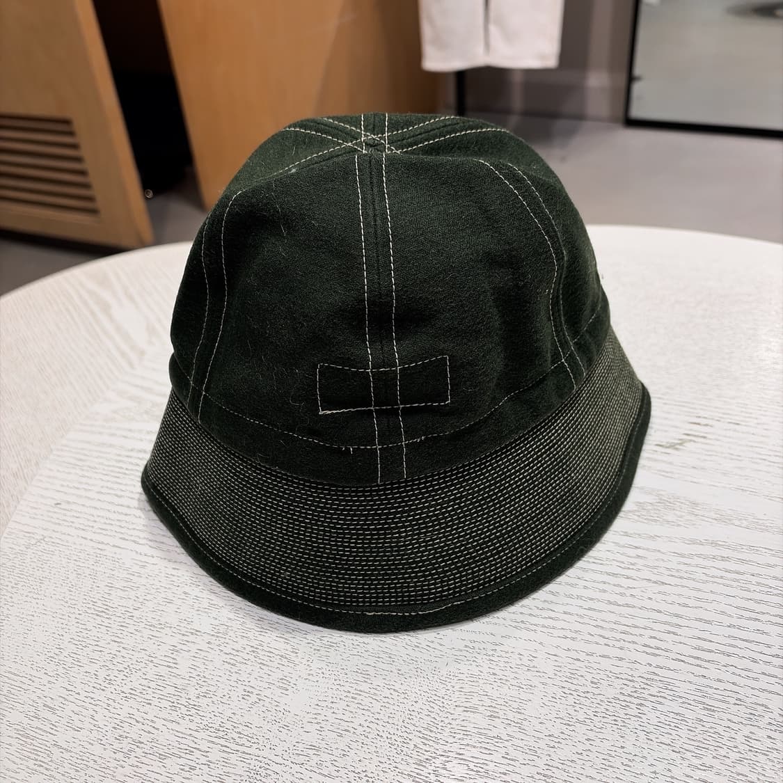 (정품/새상품) cableami 케이블아미 카키그린 스티치 딕시 버킷햇 상품이미지2