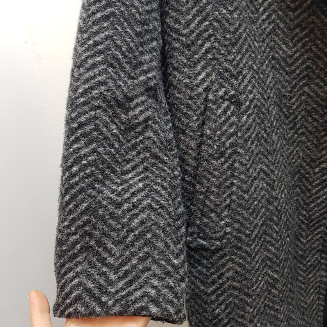 LIST 헤링본 코트  상품이미지3