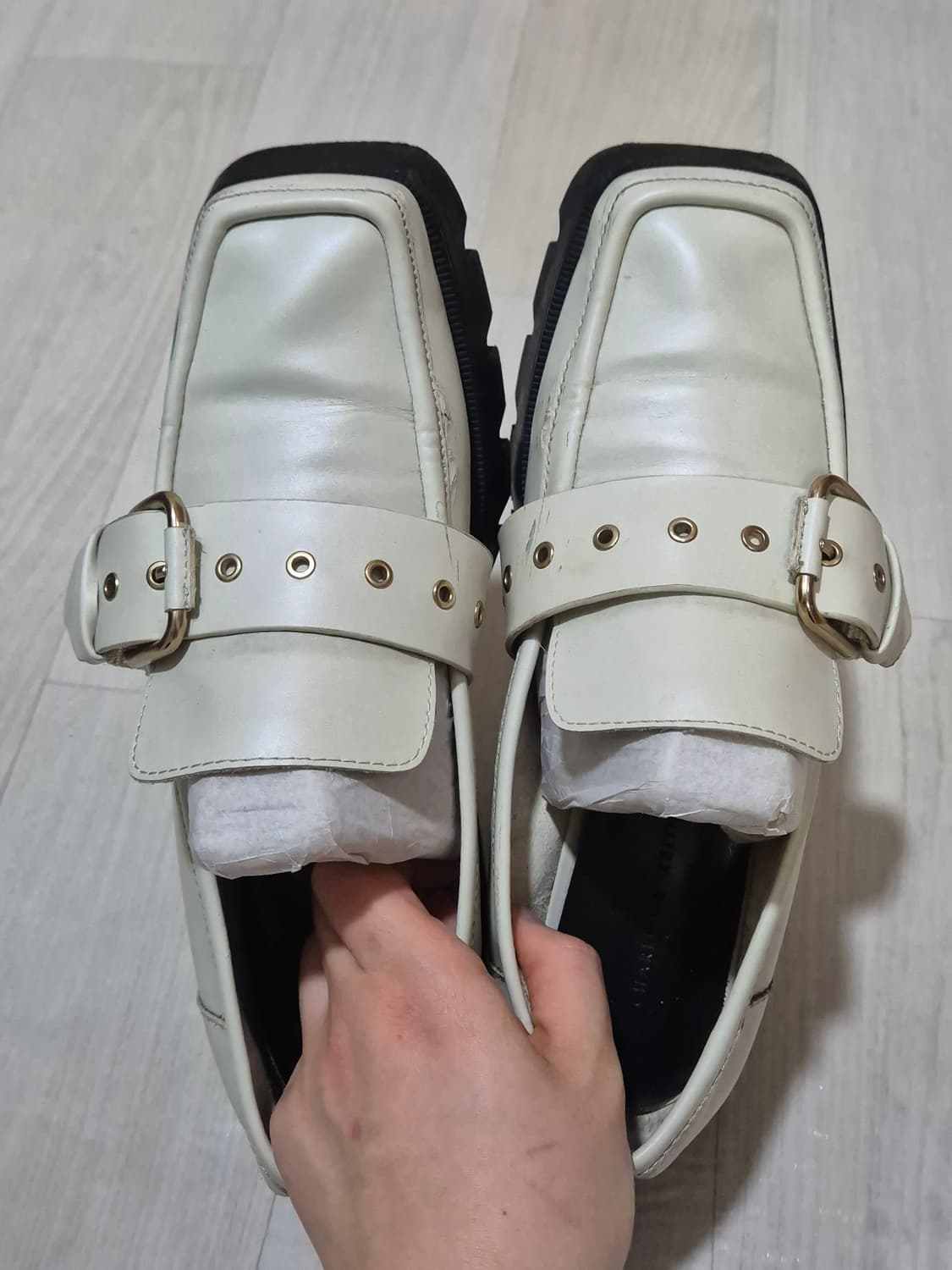 찰스앤키스 벨티드 통굽 로퍼 38 상품이미지3