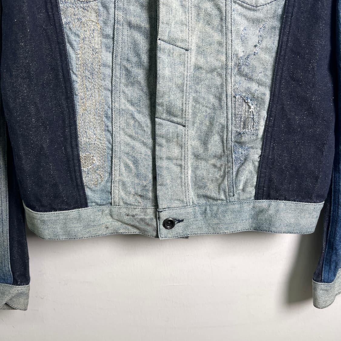 디젤 블랙 골드 자레디 패치 데님 자켓 44 상품이미지5