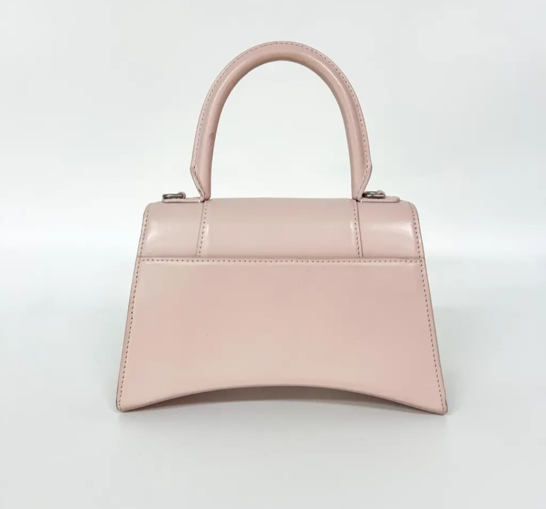 발렌시아가  아워글래스 탑핸들 스몰 핑크 상품이미지3