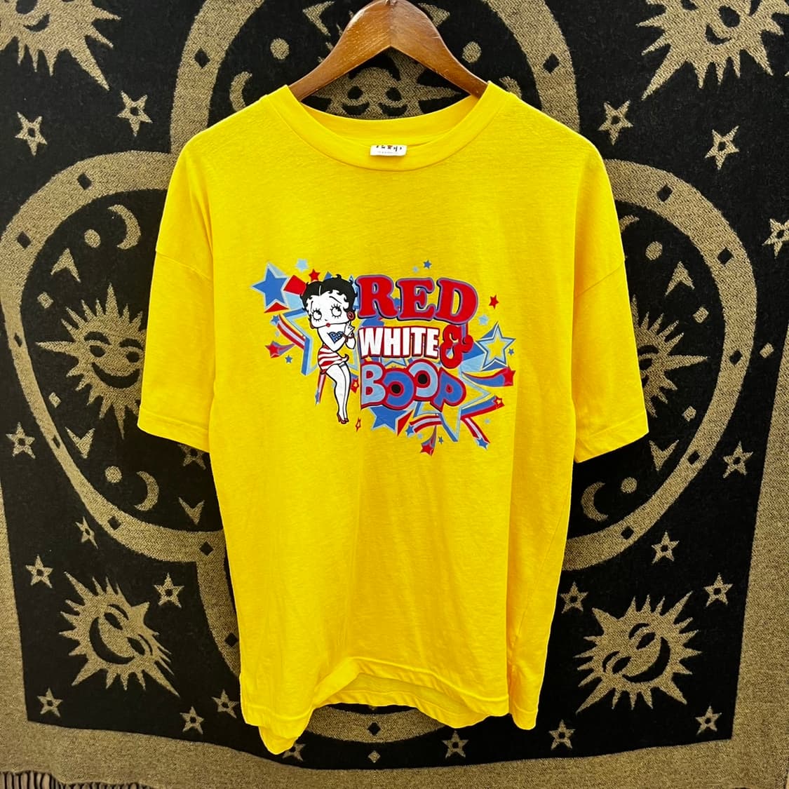 베티붑 빈티지 올드스쿨 레트로 90's 키치 프린팅 반팔티 K0164 상품이미지3