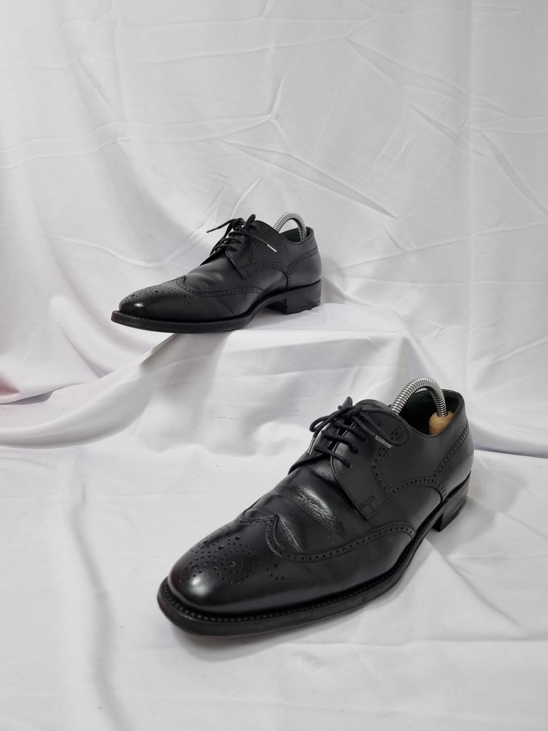 8.5 275 토즈 Tods 윙팁 레더 구두 로퍼 상품이미지2