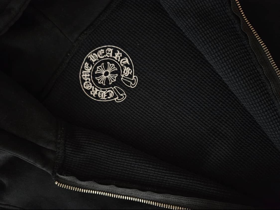 크롬하츠 3트리플크로스 헤비웨이트 와플 후드집업 상품이미지5