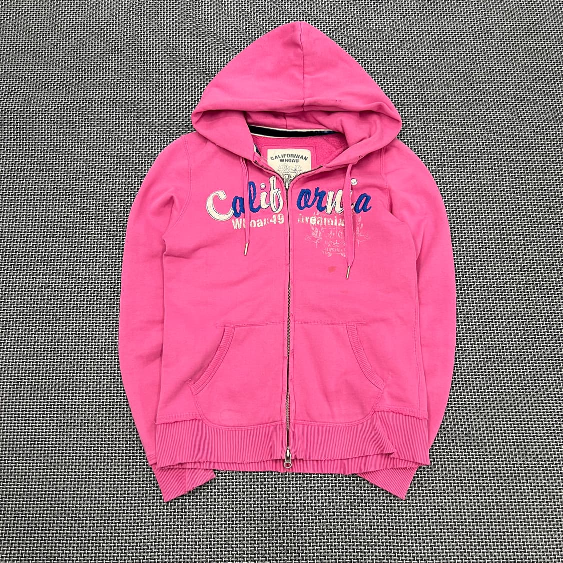 후아유 핑크 후드집업 상품이미지1