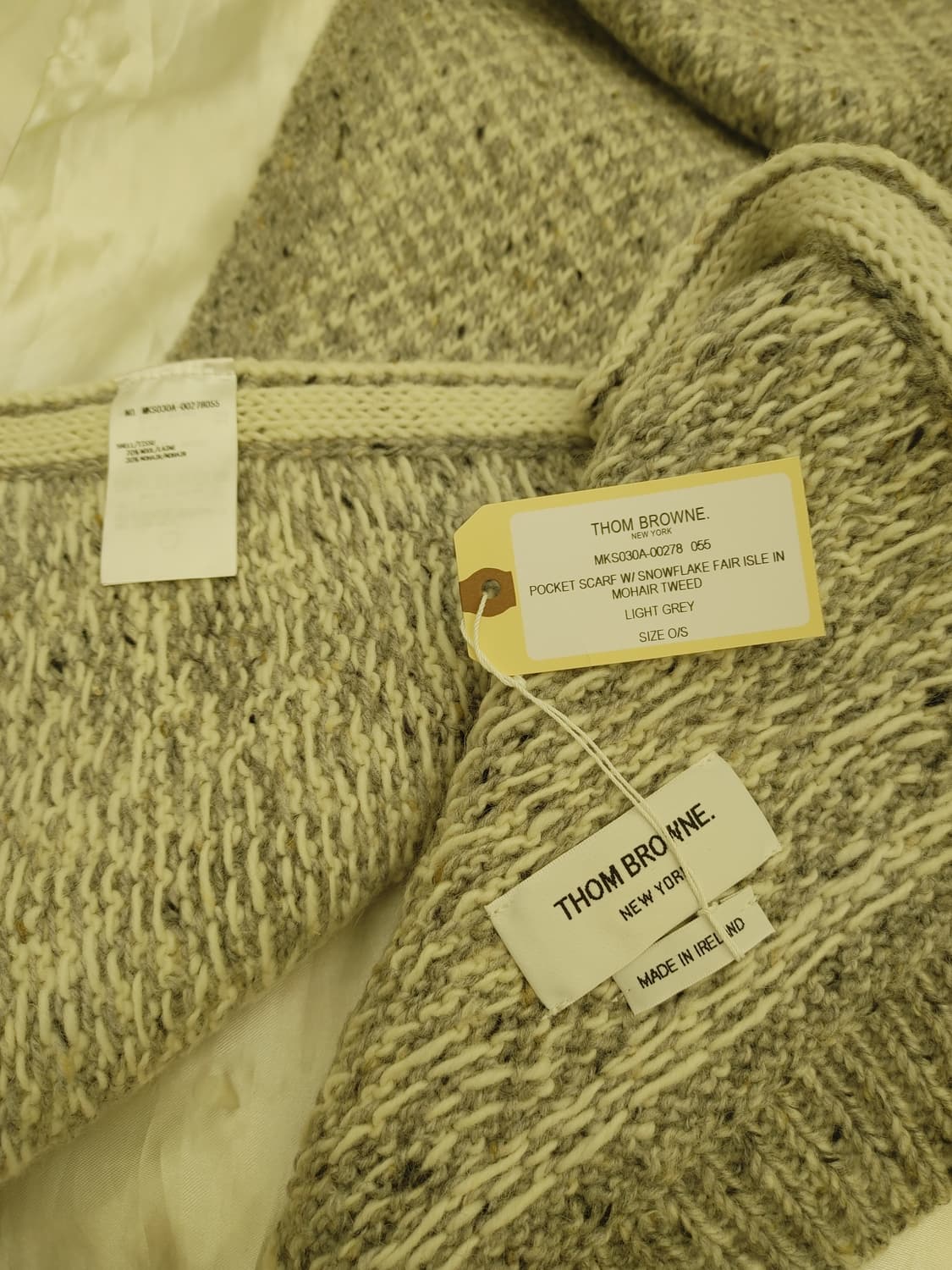 톰브라운 눈꽃 울 머플러 상품이미지2