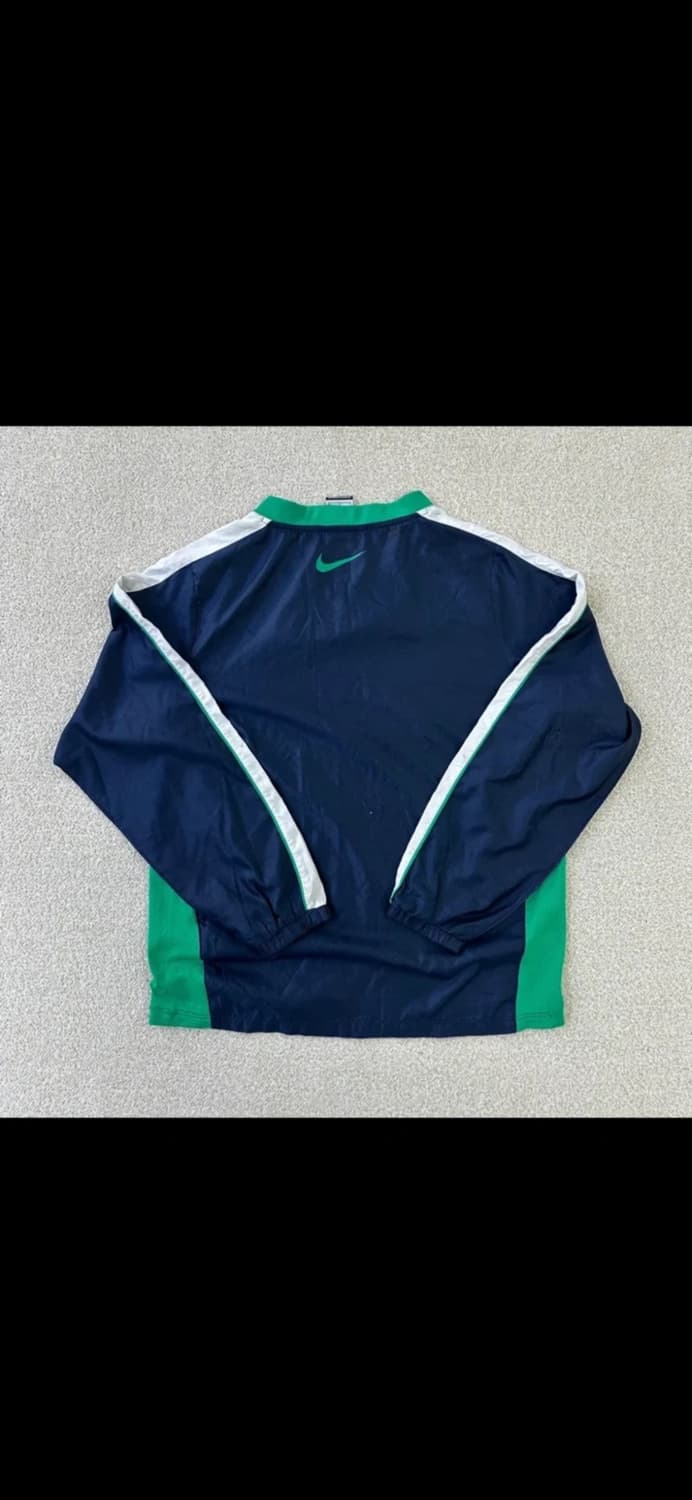 나이키 빈티지 풀오버 L 네이비/그린 상품이미지2