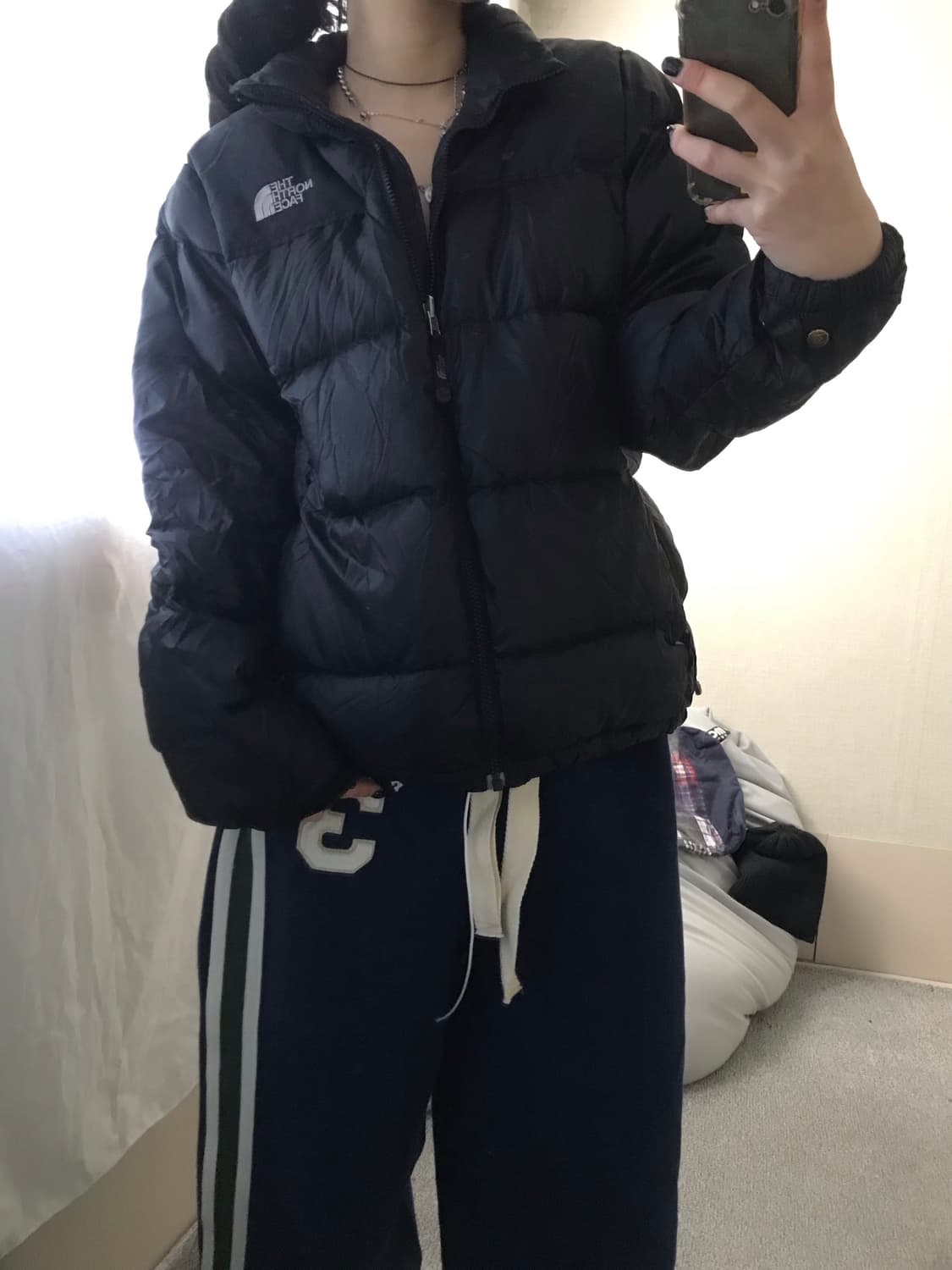 노페 블랙 패딩 상품이미지5