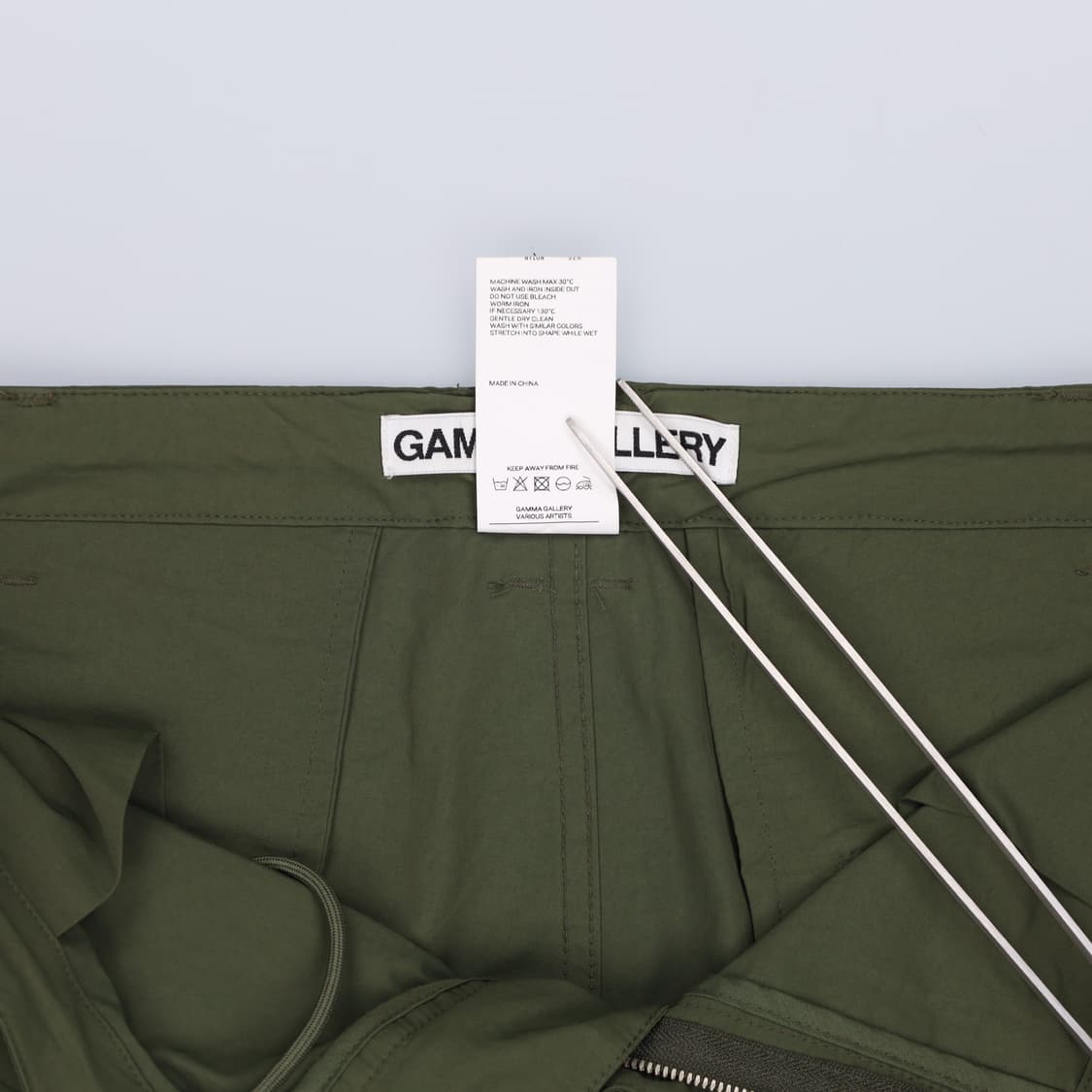 L 감마갤러리 파라슈트 팬츠 카키 4245 상품이미지7