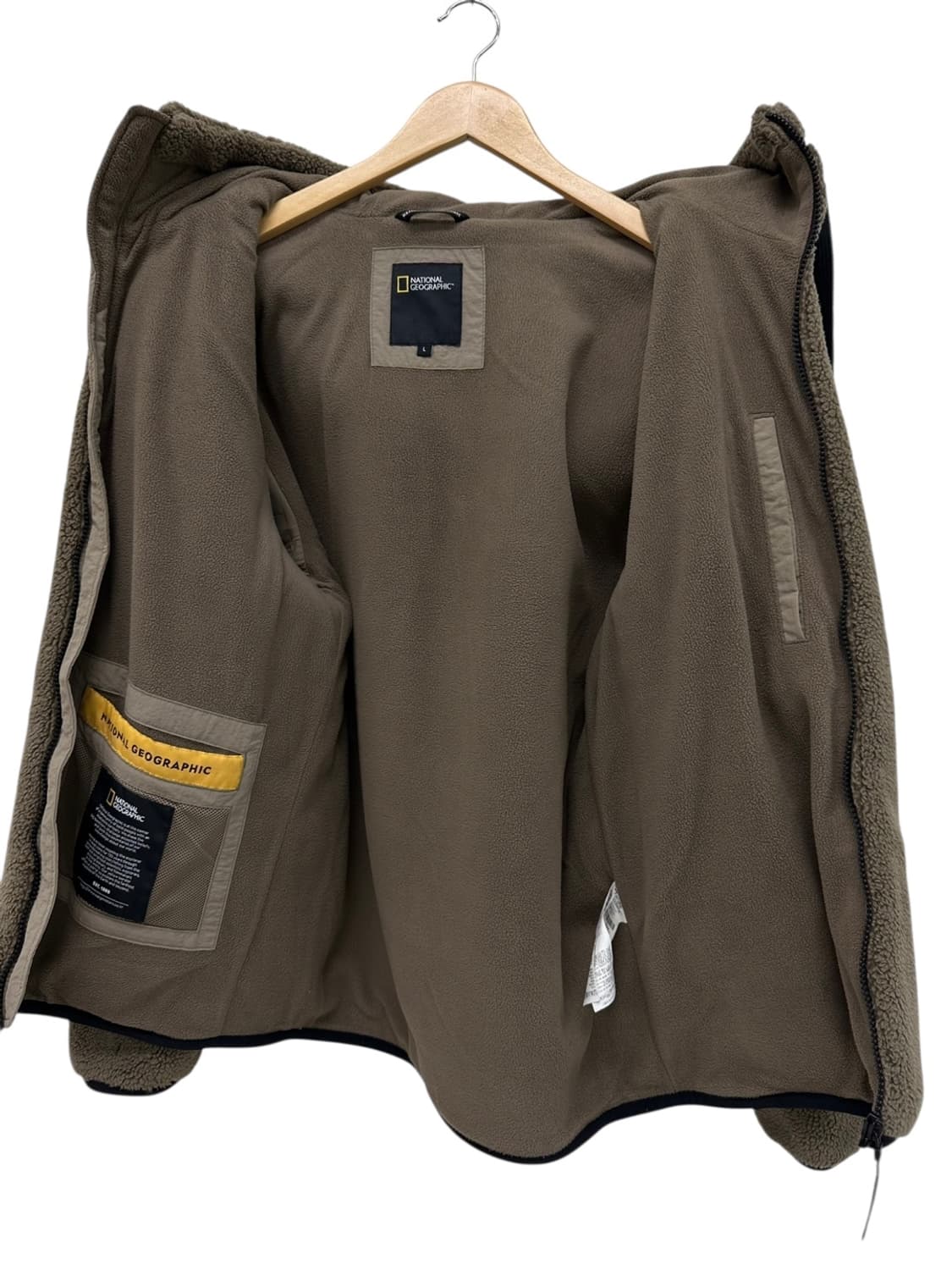내셔널지오그래픽 플리스 카키브라운 (L)  상품이미지7