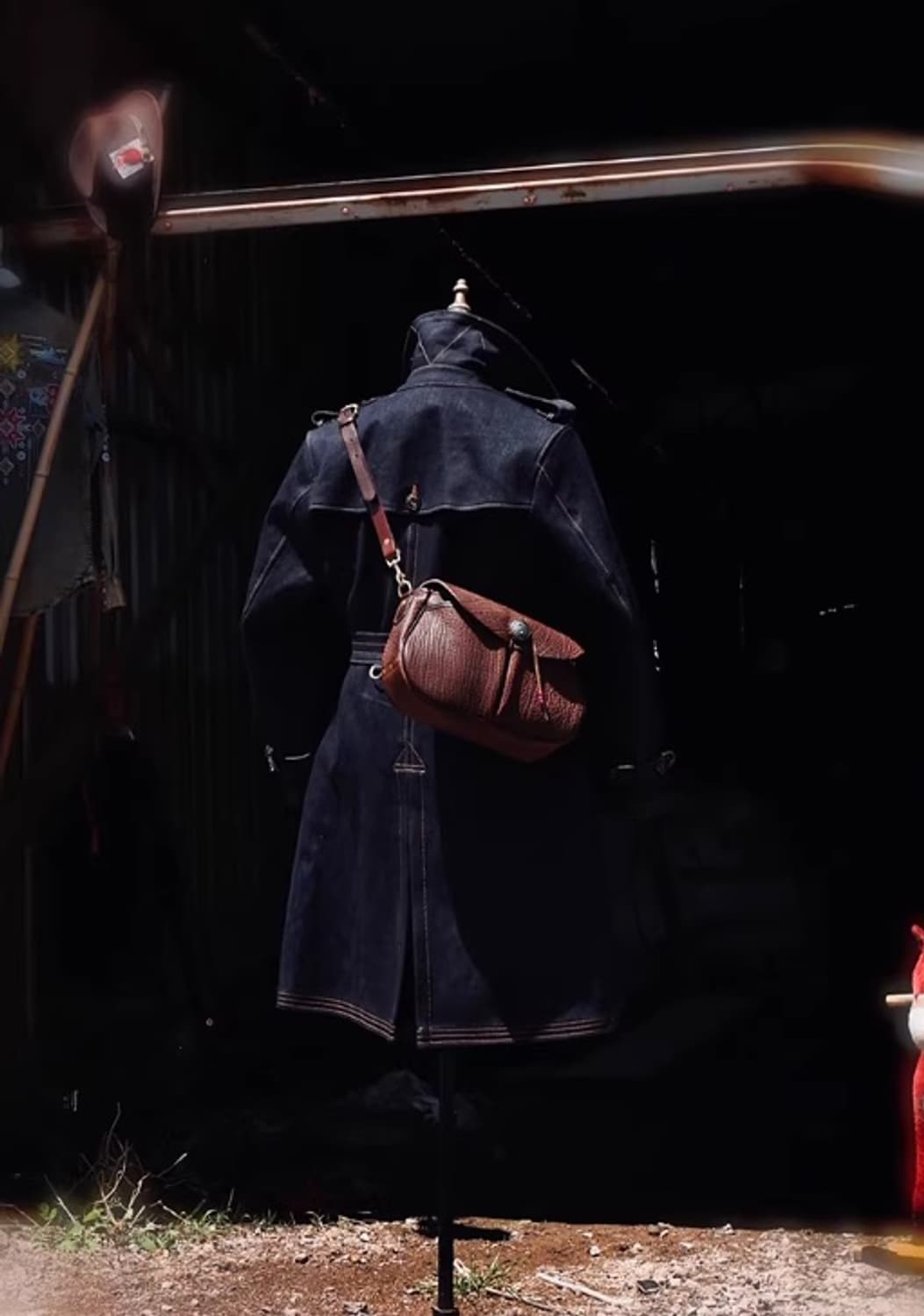 WW1 22oz 밀리터리 헤비웨이트 트렌치 코트 데님 / 2xl 상품이미지5