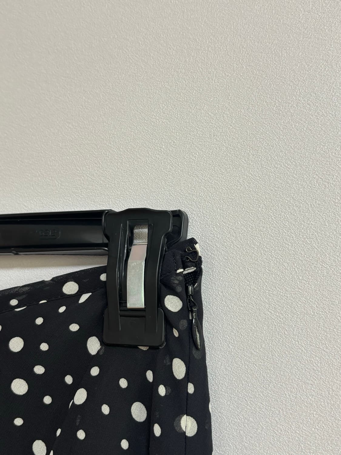 빈티지) 도트 언발란스 미디 스커트 상품이미지4