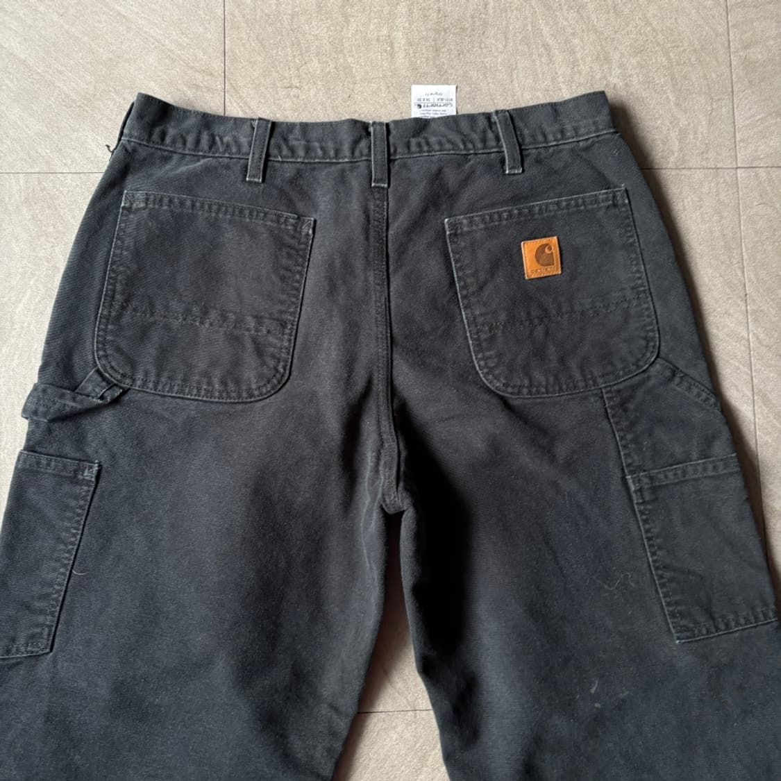 칼하트 정품 오리지널 b111 블랙 싱글니 카펜터 팬츠 상품이미지2