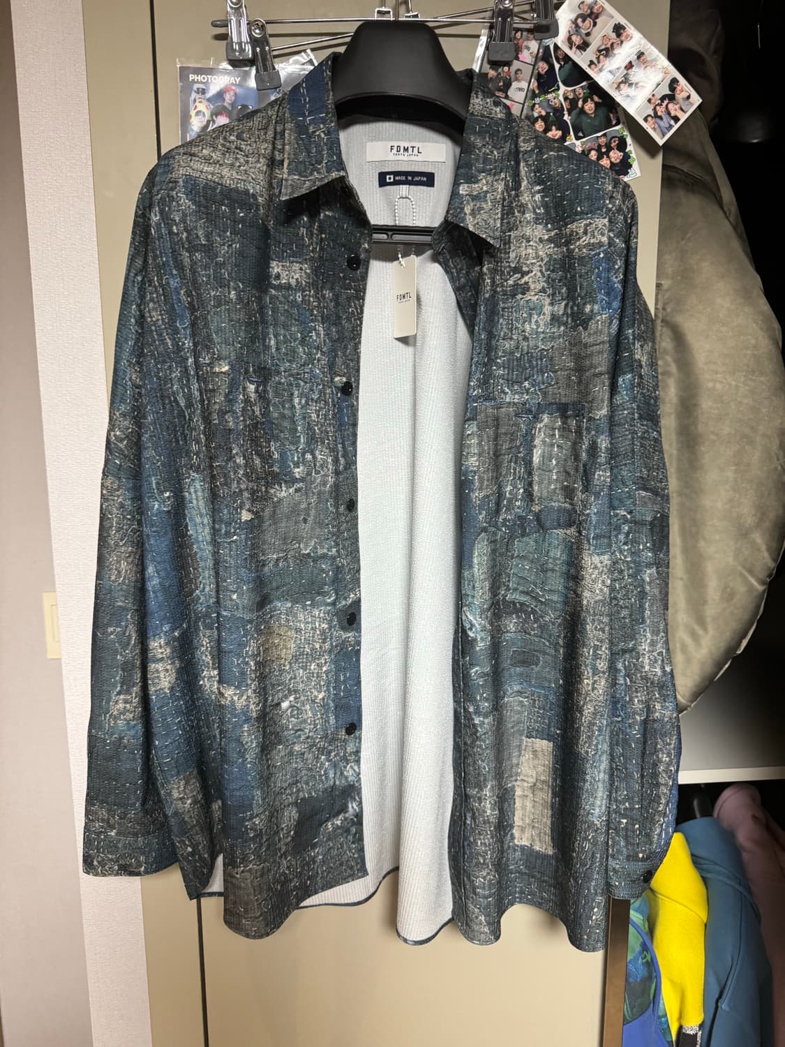 펀드멘탈 프린트 보로 셔츠 fdmtl 상품이미지1