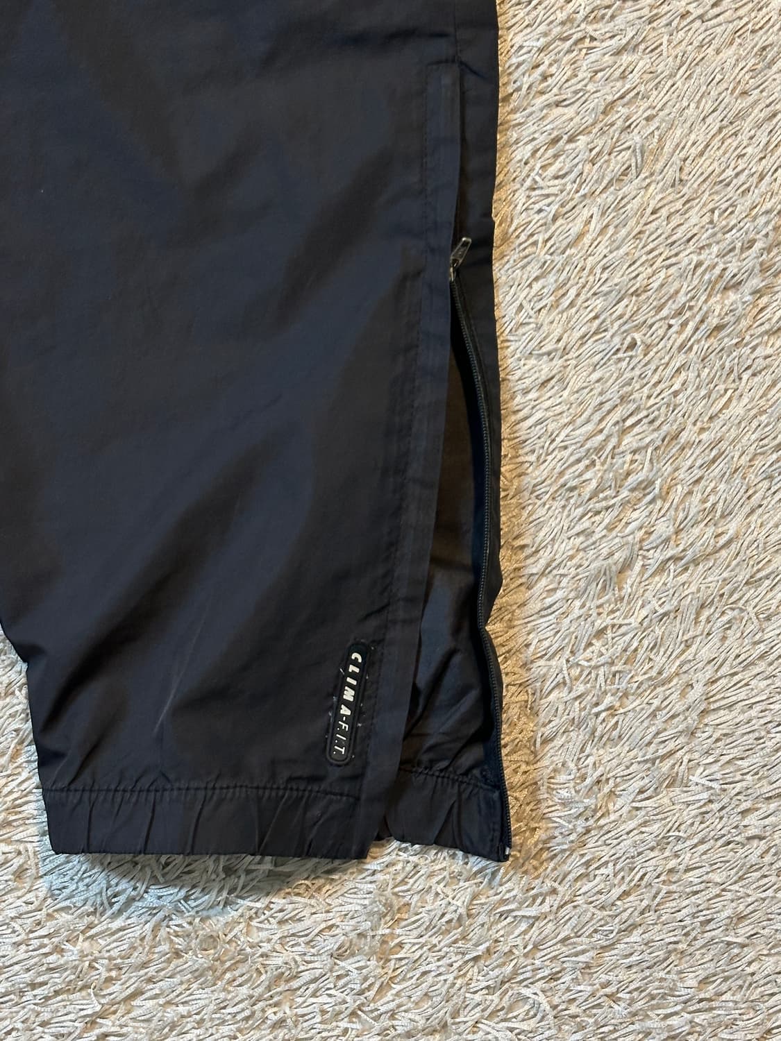 90's 나이키 올드스쿨 스우시 나일론 트랙팬츠 블랙 상품이미지3