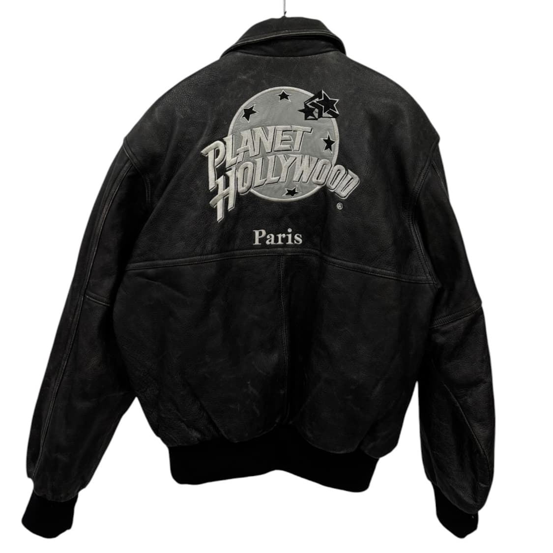 플래닛 할리우드 파리 빈티지 카우 레더자켓 상품이미지2