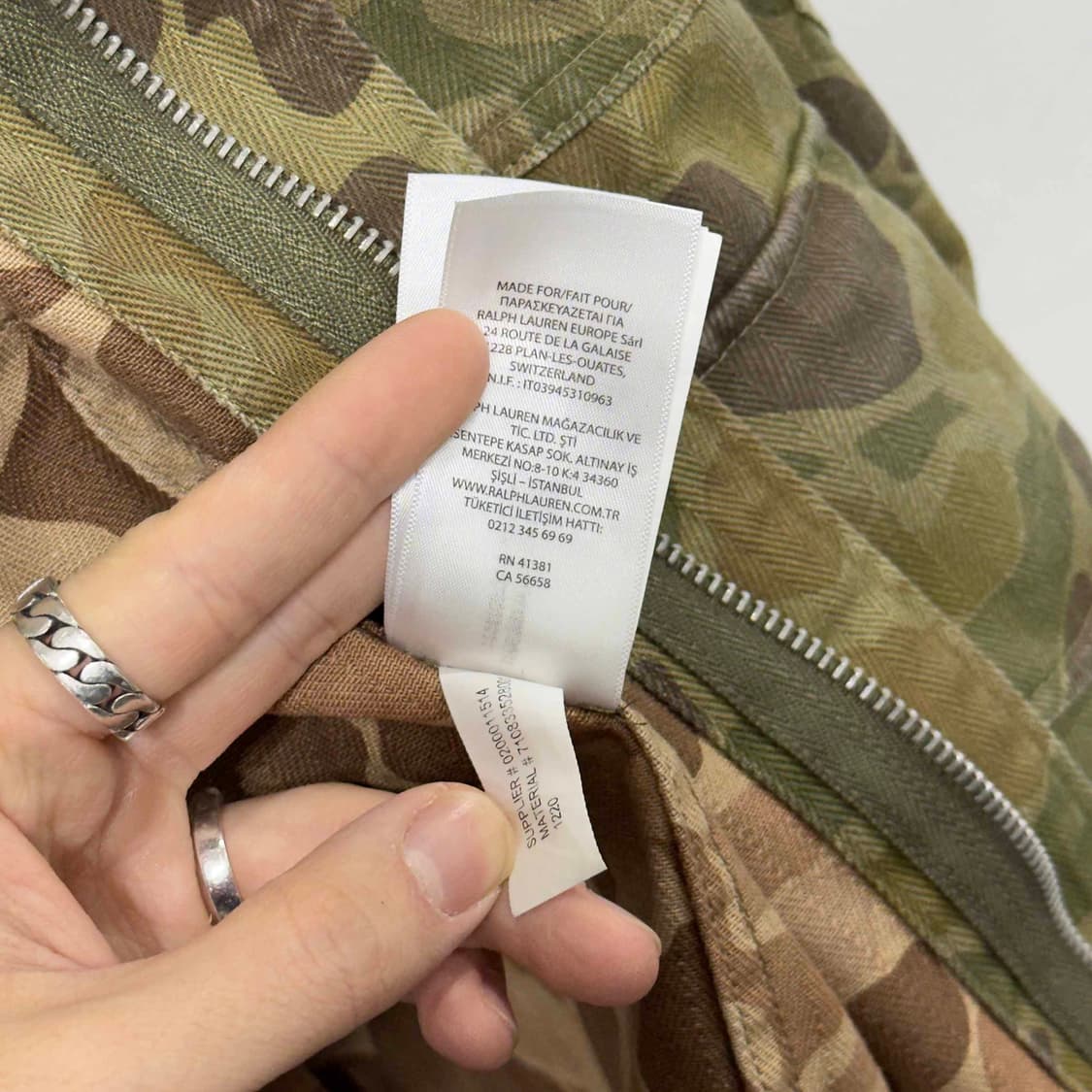 폴로 랄프로렌 덕카모 파라트루퍼 벨티드 자켓 상품이미지9