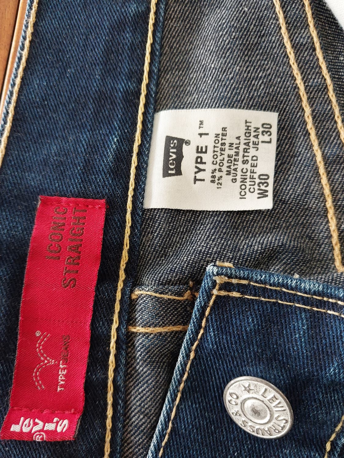 리바이스 타입원 아이코닉 데님자켓 팬츠 셋업 일괄판매 상품이미지7