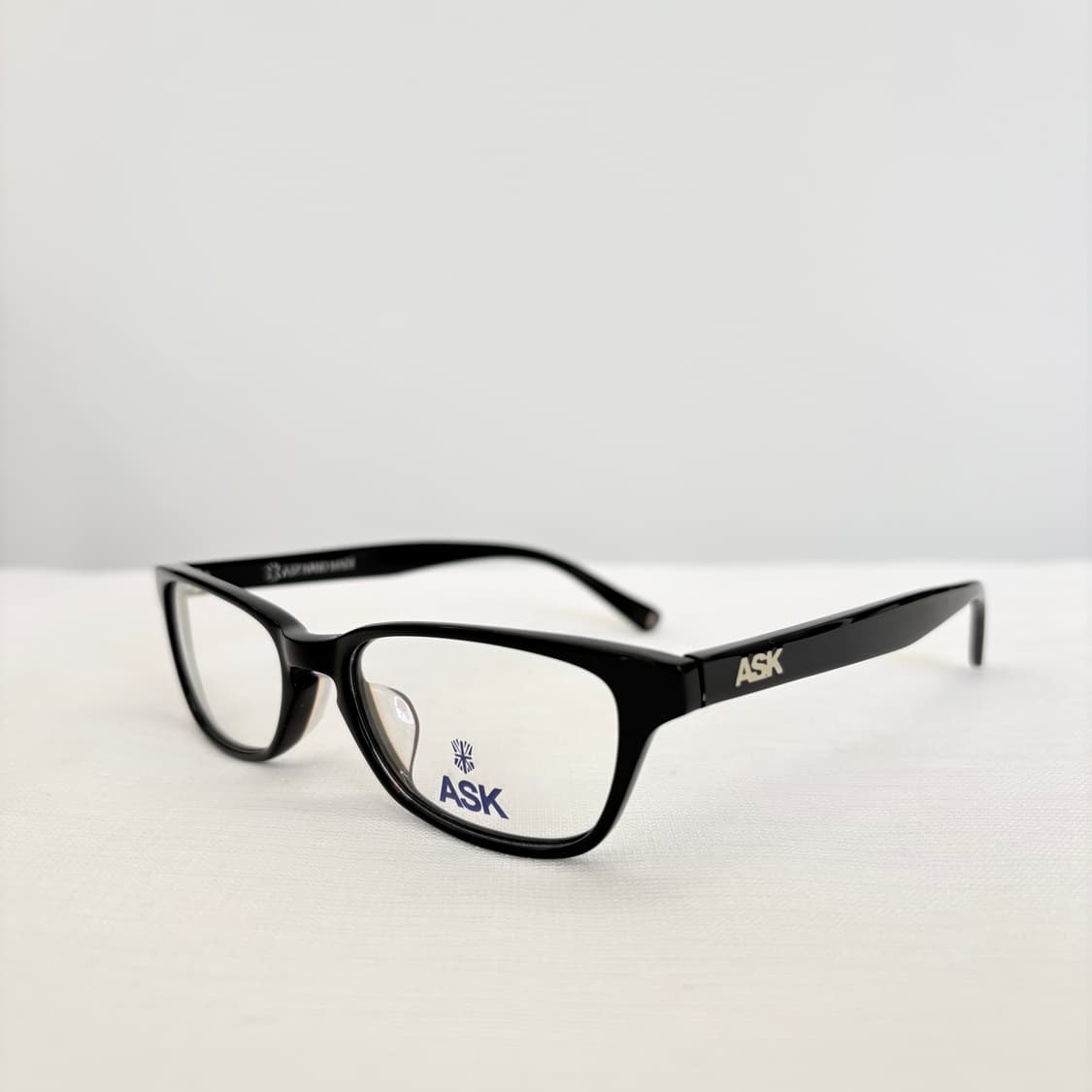 ASK 에스크 블랙 뿔테 빈티지안경 상품이미지2