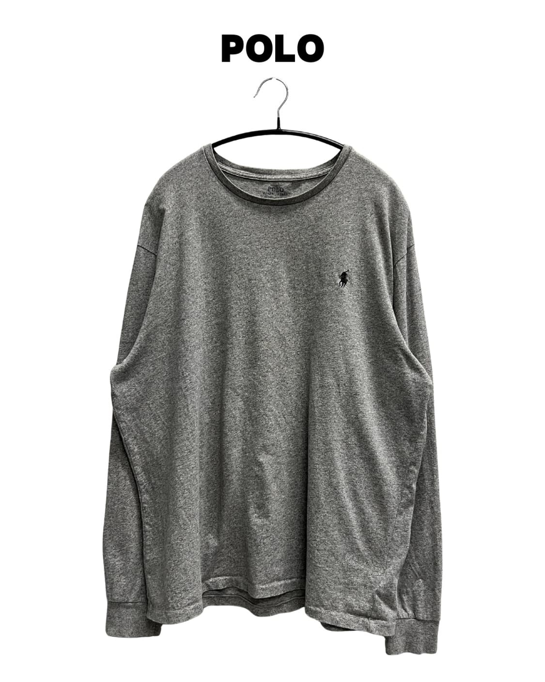 폴로 랄프로렌 롱 슬리브 그레이 상품이미지1