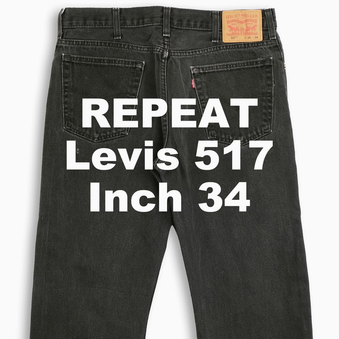 빈티지 리바이스 517 흑청 블랙진 34 인치 LV51736183 상품이미지1