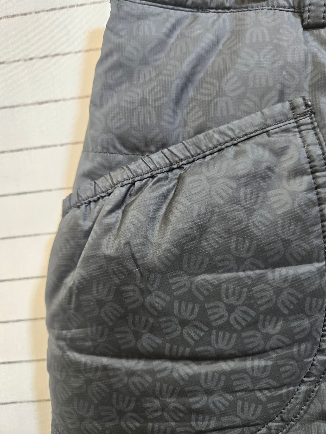 Mu 패딩골프 치마블랙 상품이미지3