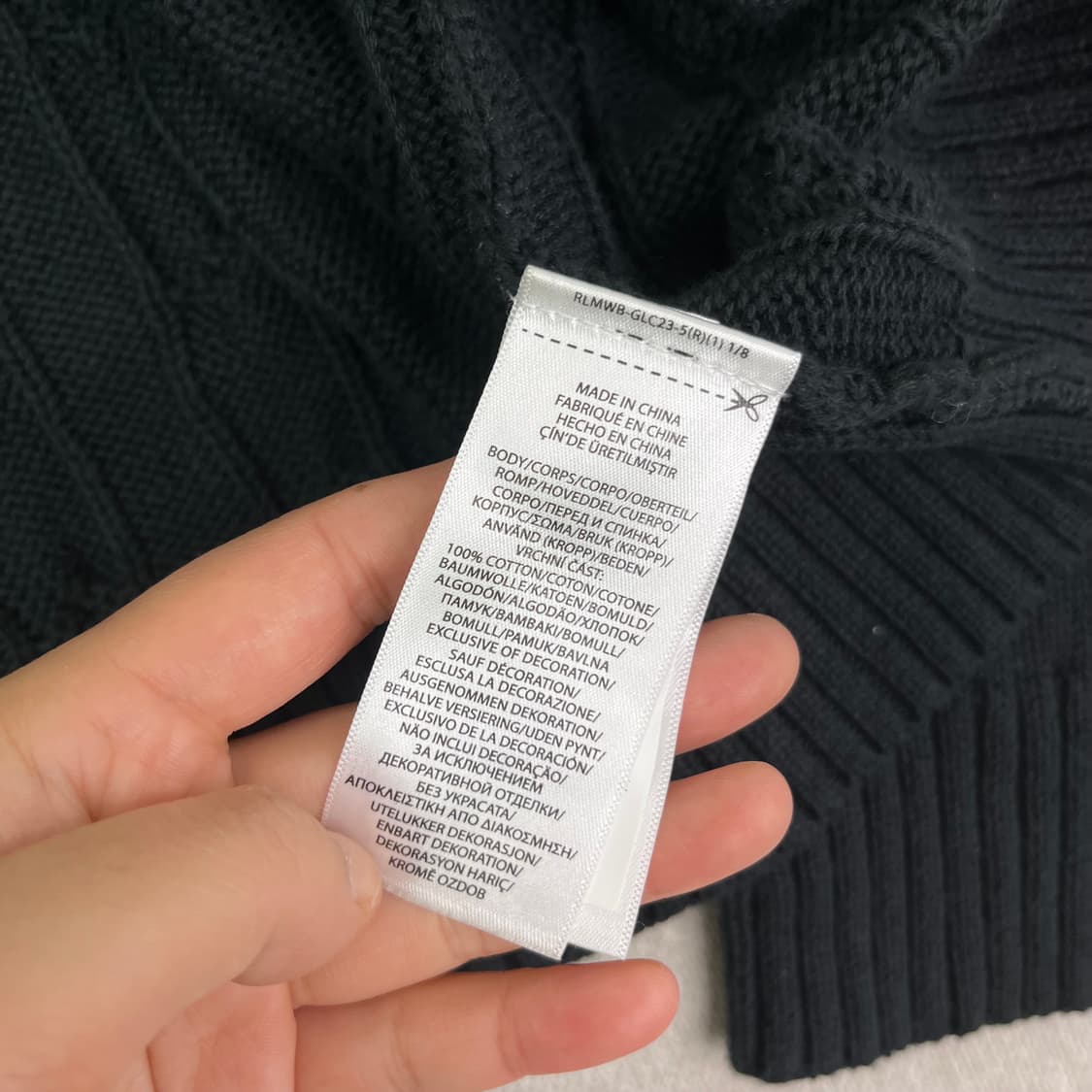 100 폴로 랄프로렌 꽈배기 니트 상품이미지4