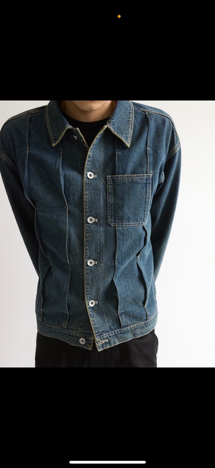 해칭룸 트러커 자켓 빈티지 블루 상품이미지1