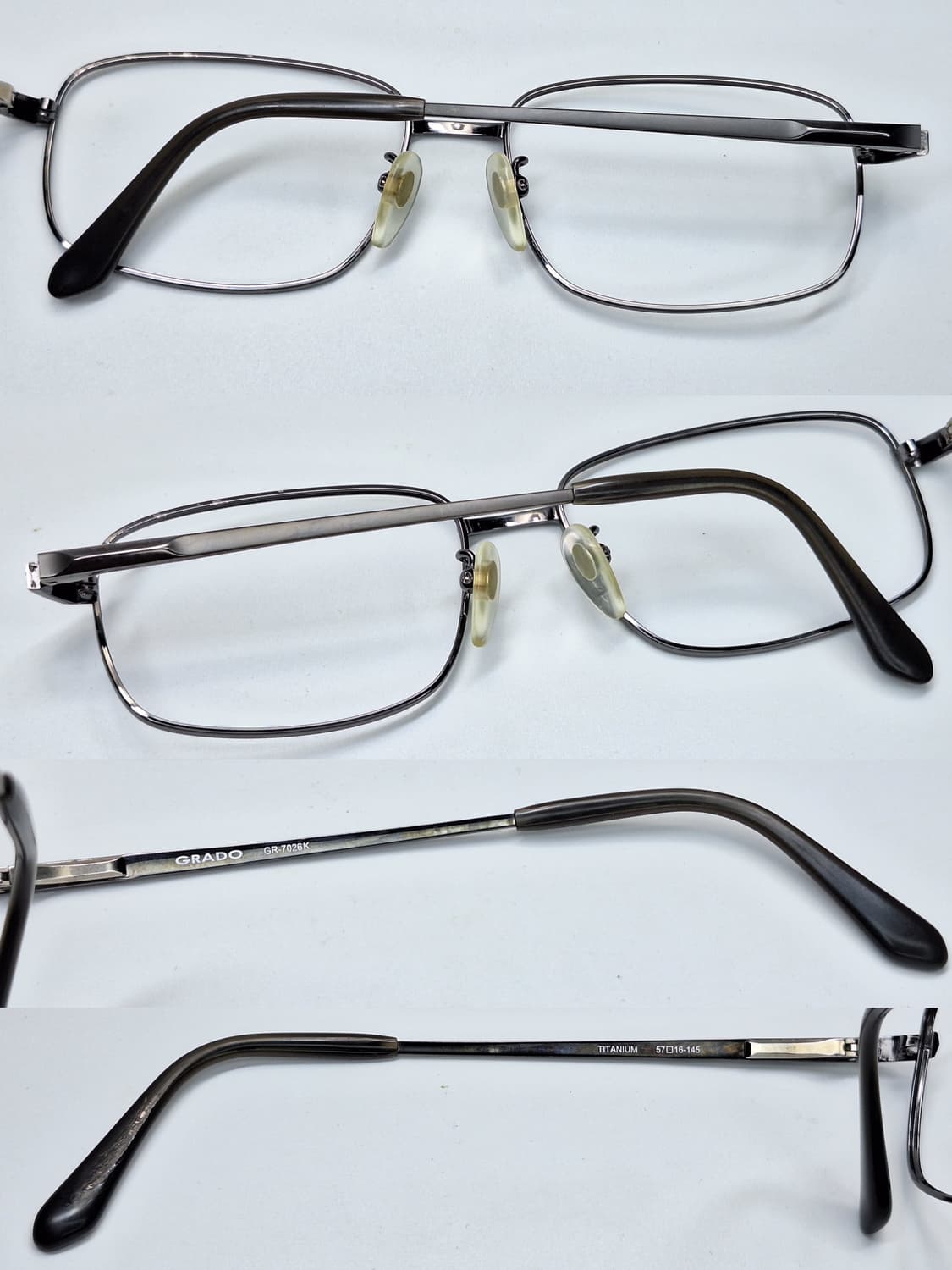 00s 일본 빈티지/GRADO GR-7026K 웰링턴 티타늄 안경테  상품이미지5