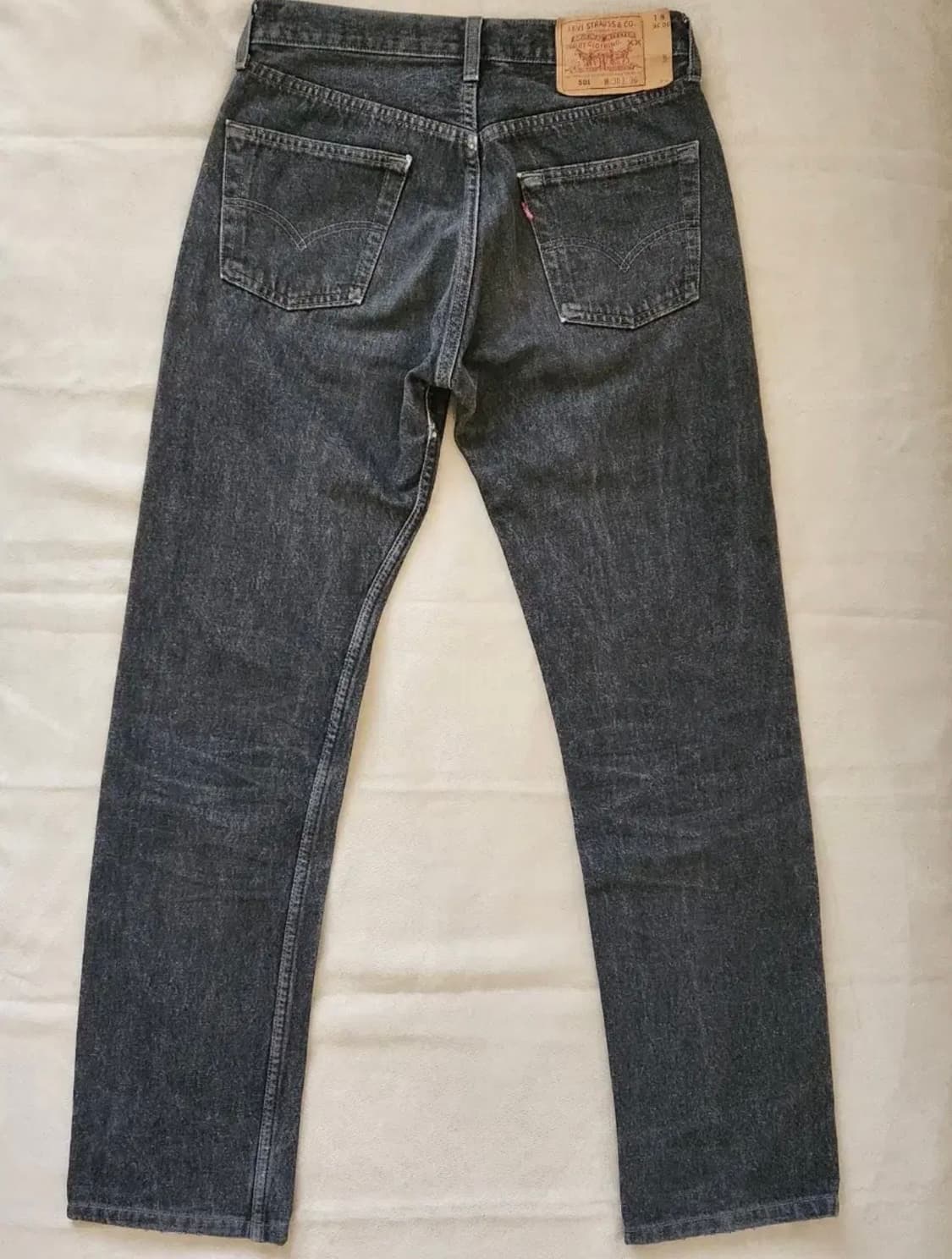 90s USA 리바이스 501 블랙 데님 상품이미지2
