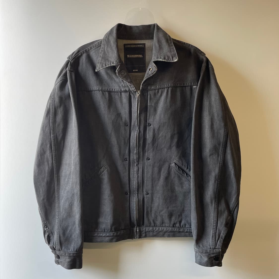 02s 네이버후드 흑청 데님자켓 상품이미지1