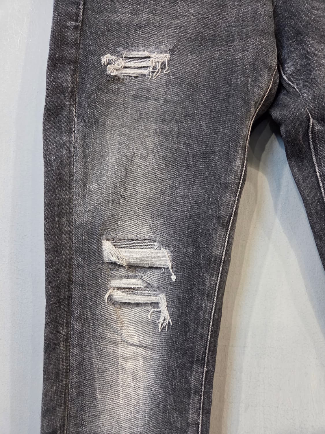 G-STAR RAW 데미지 워싱 데님(W24/L28)스판(택없음) 상품이미지6