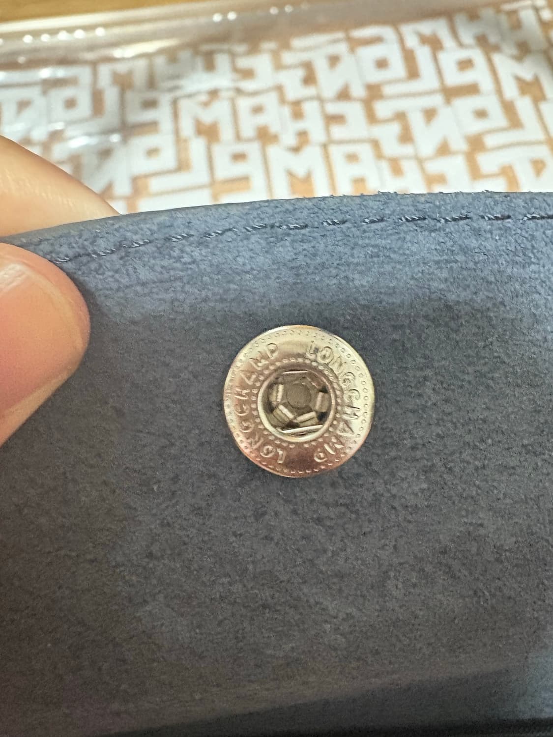 (새상품)롱샴 르플리아쥬 오리지널 L 그린핸들 블랙 상품이미지3