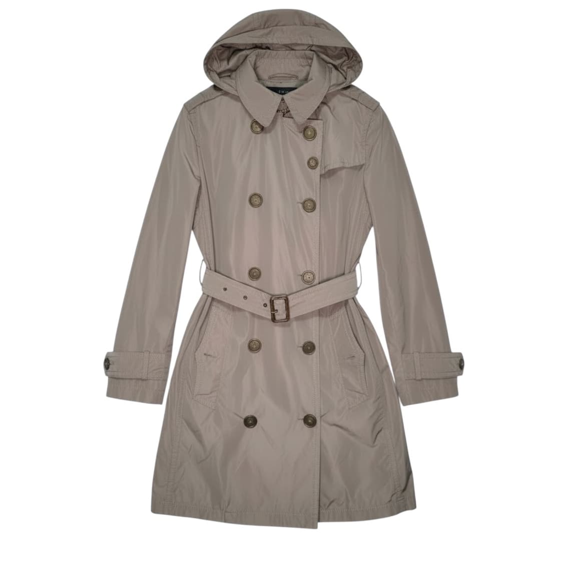 Burberry 버버리 베이지 후드 트렌치 코트 M (클래식,데일리) 상품이미지2