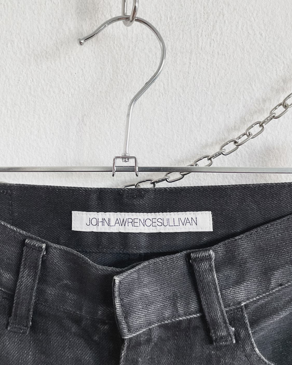 존로렌스설리반 왁스코팅 슬림 스트레이트핏 데님 상품이미지5